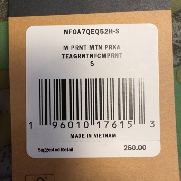 The North Face Jacket TNF Printed DryVent Mountain Supreme Parka Size S - Picture 8 of 8